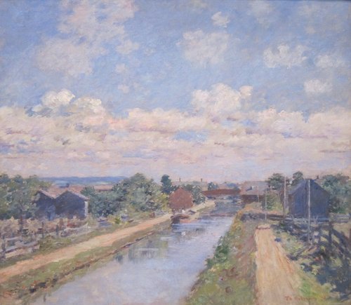 Port Ben, Delaware and Hudson Canal, 1893, Theodore Robinson