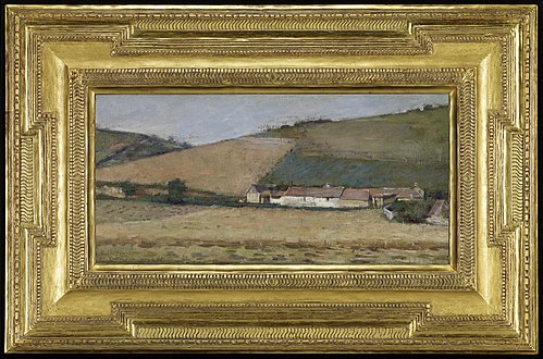 Farm Among Hills, Giverny, 1887, Theodore Robinson