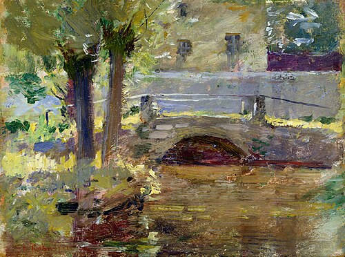 The Bridge at Giverny, 1891, Theodore Robinson