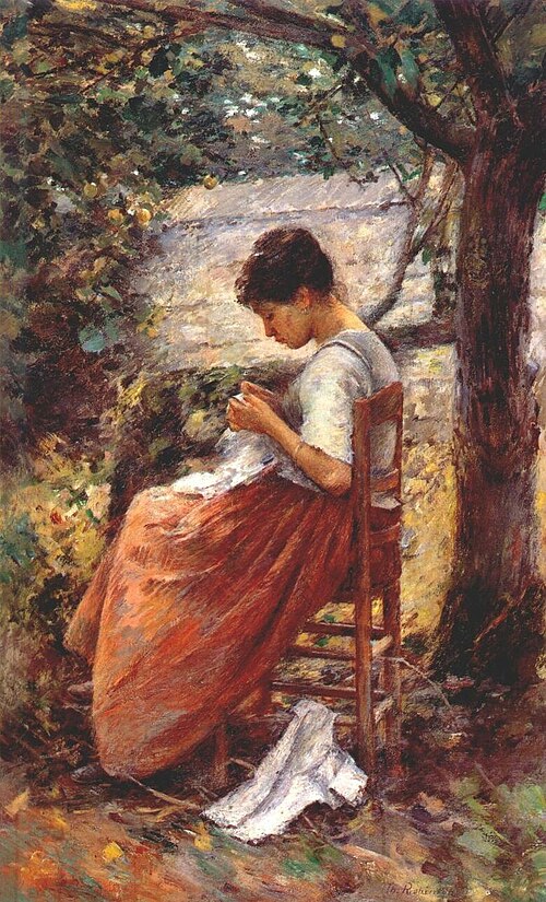 The Layette, 1892, Theodore Robinson