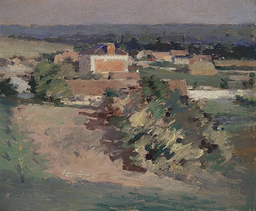 The Red House, 1892, Theodore Robinson