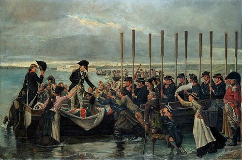 Nelson's Last Farewell to England, 1888, Eyre Crowe