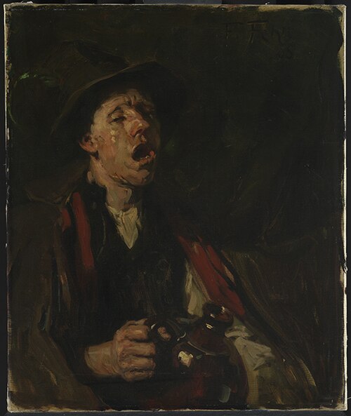 Der Trinker, 1905, Friedrich Fehr