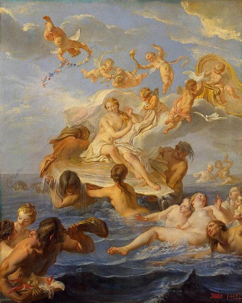 Birth of Venus, 1732, Noël Nicolas Coypel