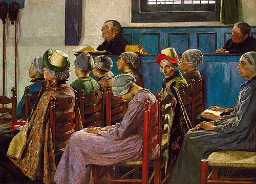 The Sermon, 1886, Gari Melchers