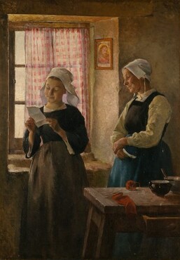 The Letter, 1882, Gari Melchers