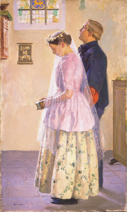 The Wedding, 1892, Gari Melchers