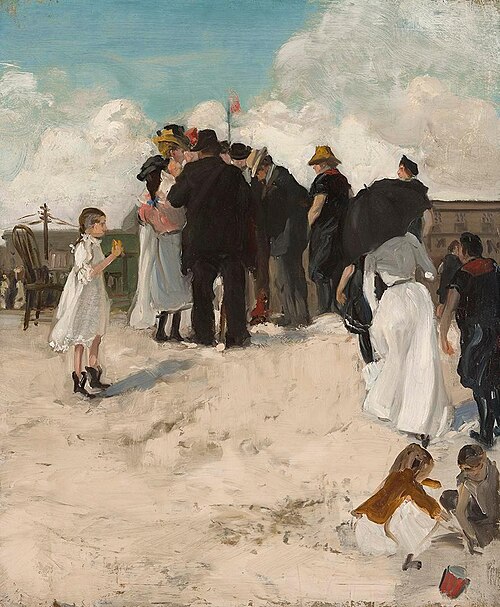 At the Shore, 1901, Alfred Henry Maurer