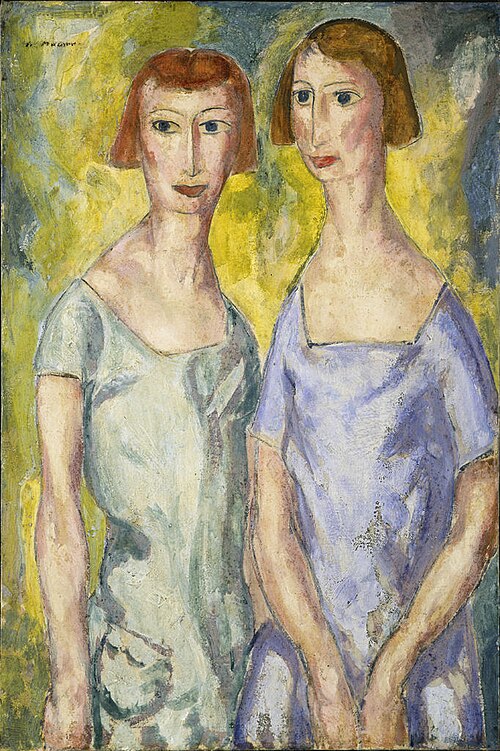 Two Sisters, 1924, Alfred Henry Maurer