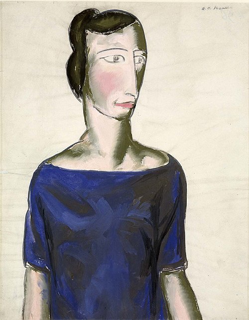 Portrait of a Girl, 1923, Alfred Henry Maurer