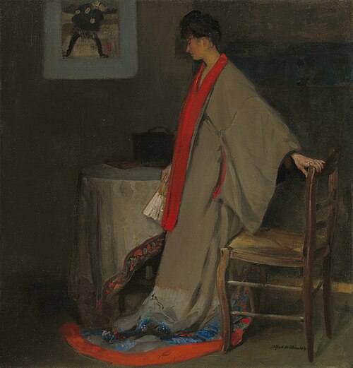 Young Woman in Kimono, 1901, Alfred Henry Maurer