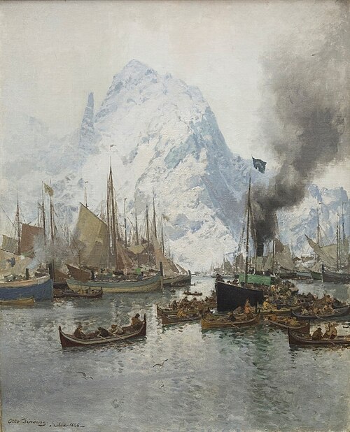 Svolvær, 1886, Otto Sinding