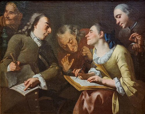 La Séance de portrait, , Gaspare Traversi