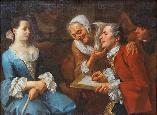 La Séance de portrait, 1754, Gaspare Traversi