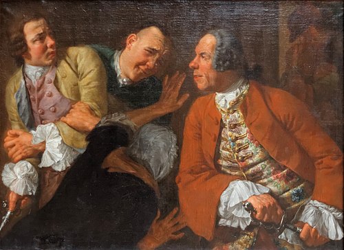 La Rixe, 1754, Gaspare Traversi
