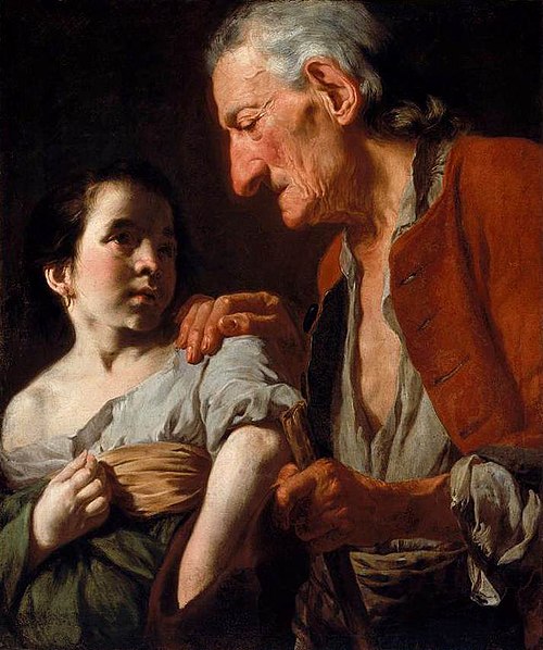 Old Man and a Child, 1750, Gaspare Traversi
