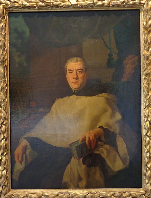 Portrait du père augustinien Gian Lorenzo Berti, 1750, Gaspare Traversi