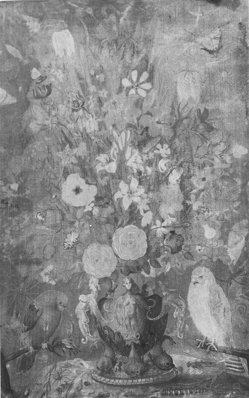 Still Life with a Vase of Flowers and Two Birds, , Joris Hoefnagel