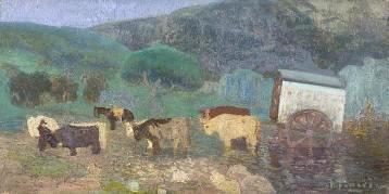 La carreta, , Pedro Figari
