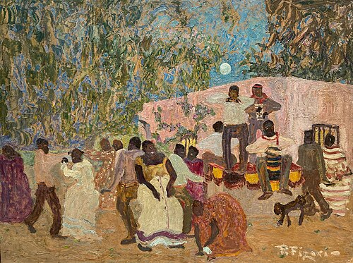 Anochecer, , Pedro Figari