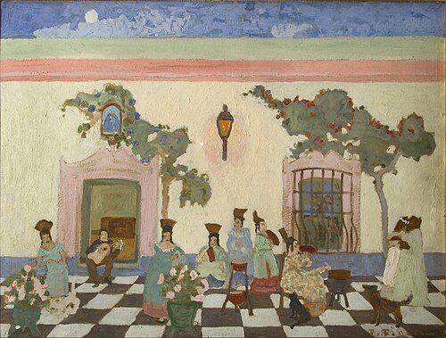 In the patio, 2000, Pedro Figari