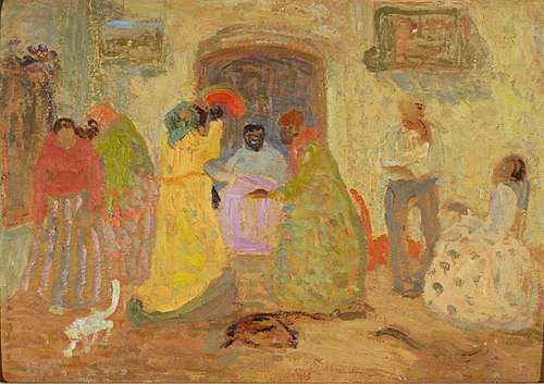 Conventillo o La disputa, , Pedro Figari
