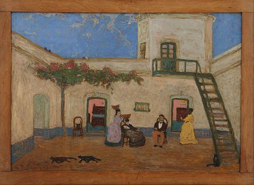 El Patio o Patio Unitario, 1500, Pedro Figari