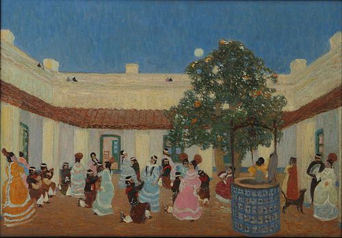Patio, 1500, Pedro Figari