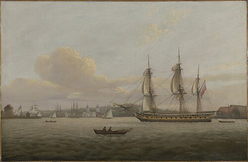 HMS 'Pomone' off Greenwich, 1797, Thomas Luny