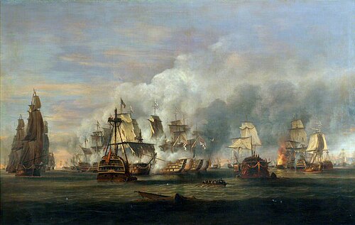 The Battle of Trafalgar, 21 October 1805, 1810, Thomas Luny