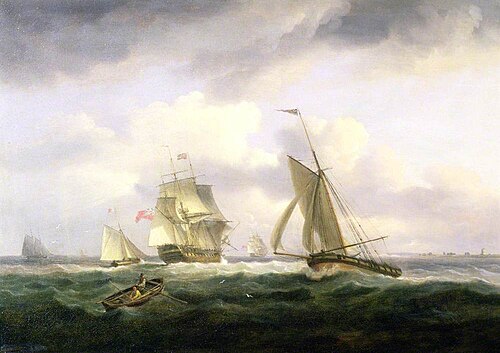 In the Channel, 1817, Thomas Luny