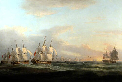 Departure of the Fleet, 1820, Thomas Luny