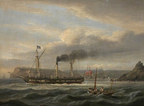 Staddon Heights and the Mewstone, 1830, Thomas Luny