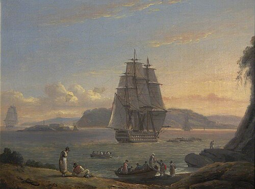 Mount Edgcumbe from the Hoe, Plymouth, , Thomas Luny