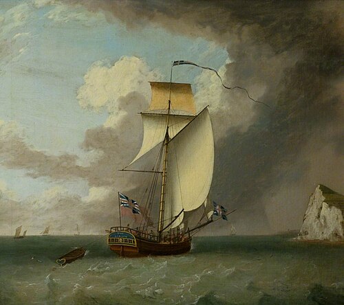 HMS 'London', , Thomas Luny