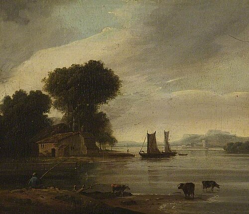 River Scene, , Thomas Luny