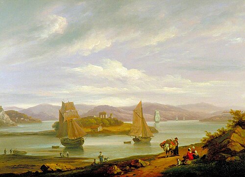 River Scene, , Thomas Luny