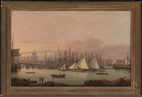 The Port of London, 1798, Thomas Luny