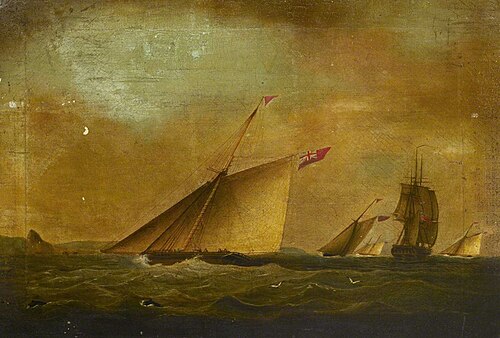 Yacht Race off Exmouth, , Thomas Luny