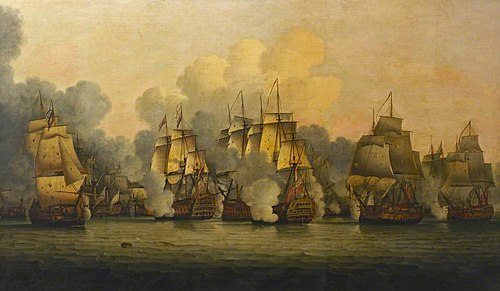 The Battle of The Saints, 12 April 1782, 1783, Thomas Luny