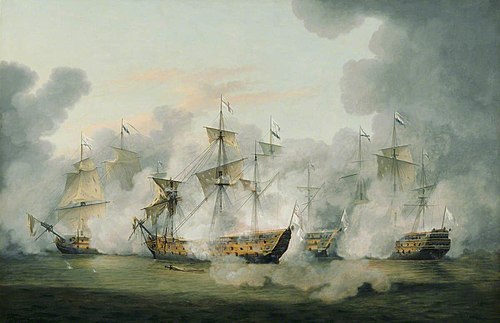 The Battle of Martinique, April 17th 1782, 1786, Thomas Luny