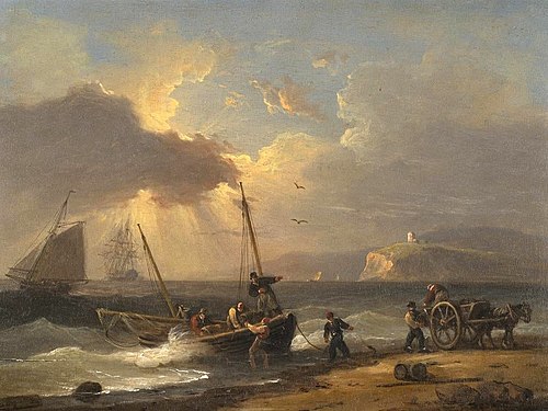 Anlandung, 1829, Thomas Luny