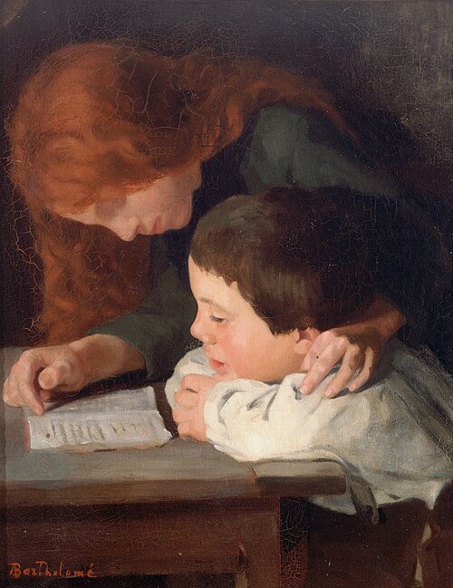 La lecture, 1885, Albert Bartholomé