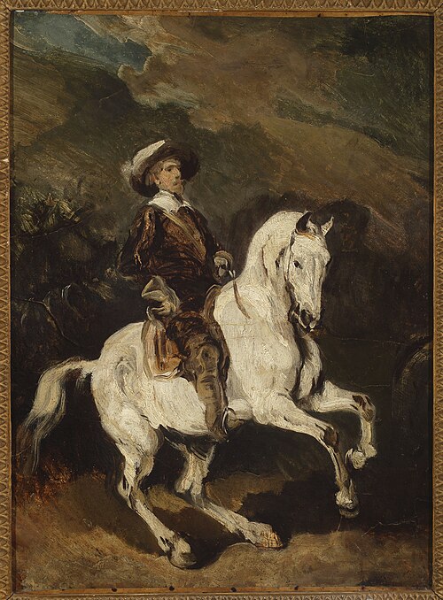 Cavalryman, 1838, Piotr Michałowski
