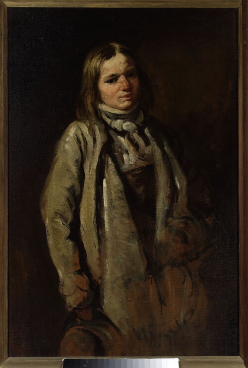 Study of a village boy, 1841, Piotr Michałowski