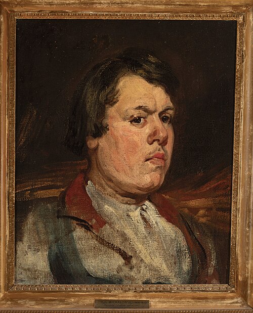 Farm-hand, portrait study, 1847, Piotr Michałowski