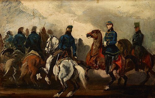 Detachment of Austrian Hussars, , Piotr Michałowski