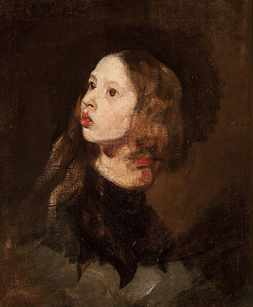 Portrait of Maria Michałowska, 1853, Piotr Michałowski