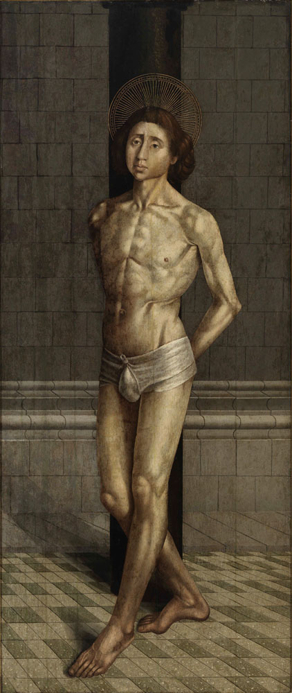 Saint Vincent Tied to a Column, 1450, Nuno Gonçalves