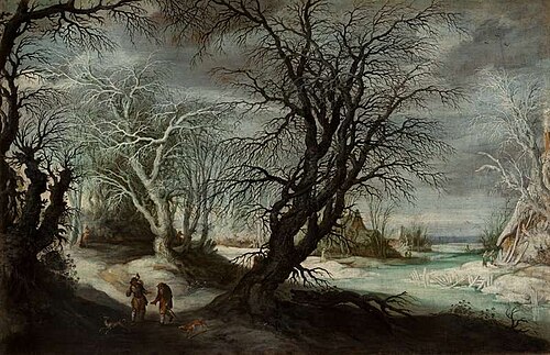Winter Landscape with the Woodcutters, , Gijsbrecht Leytens